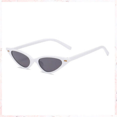 Hvide cateye solbriller